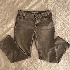 Chico’s Platinum Denim Jeans Grey